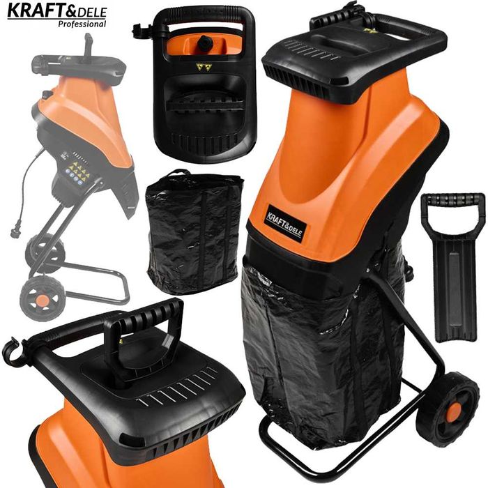 KRAFT&DELE Rozdrabniacz Elektryczny Rębak Do Gałęzi 3000w 45mm KD5211