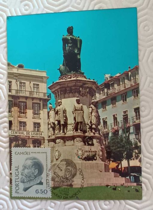 Postal Máximo IV Cent. Morte de Camões