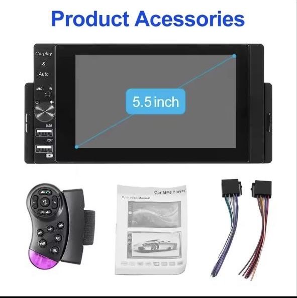 Універсальна магнітола Андроїд авто CarPlay