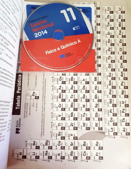 Livro apoio aos exames 10º/11º ano testes 12º ano Fisico-Quimica e Qu