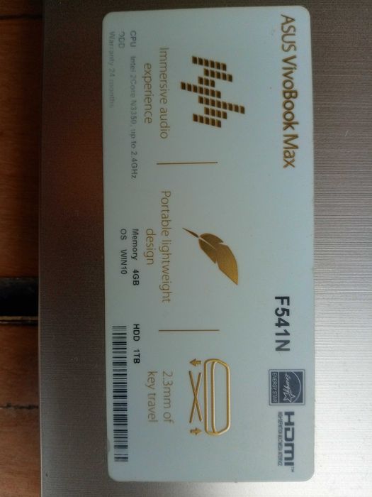 Portatil ASUS VivaBook Max