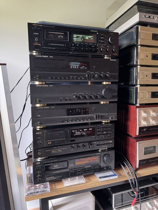 Harman/Kardon wieża stereo, jak nowa, super stan. Deck TD420, wzmacniacz HK610,cd HD720