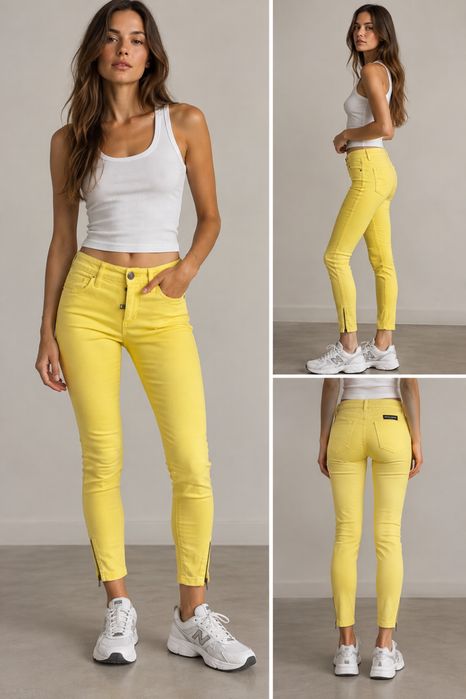 Оригінальні! Dolce & Gabbana Skinny Jeans, XS (34), жовті