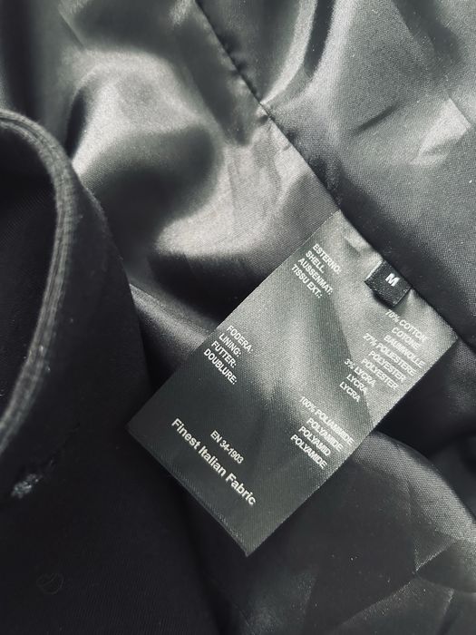 Zakiet marynarka Balmain czarna guziki military
