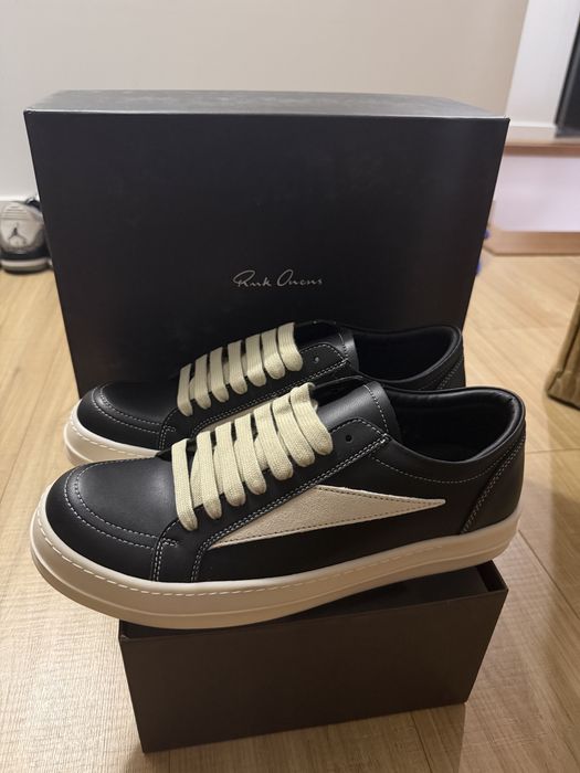 Rick Owens Vans Black and white