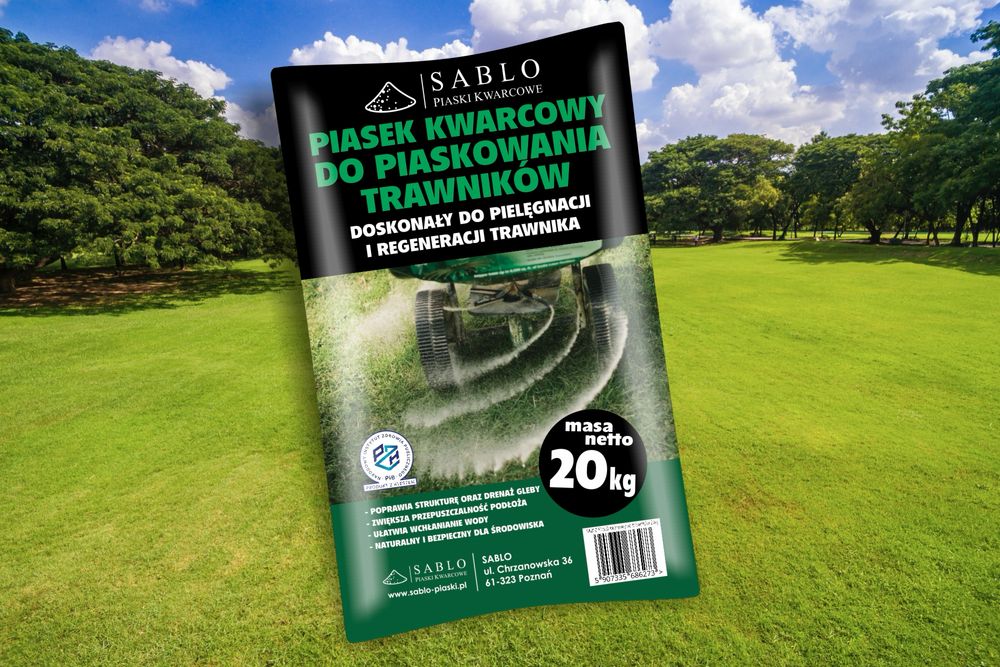 Piasek do piaskowania trawników *piasek kwarcowy do trawników* TOP!