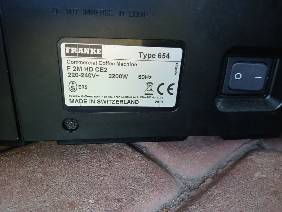 Ekspres do kawy franke type 654