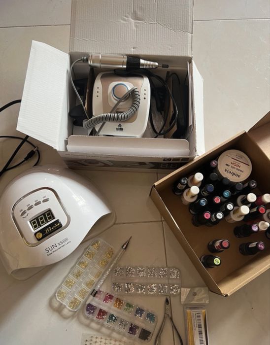 kit unhas de gel