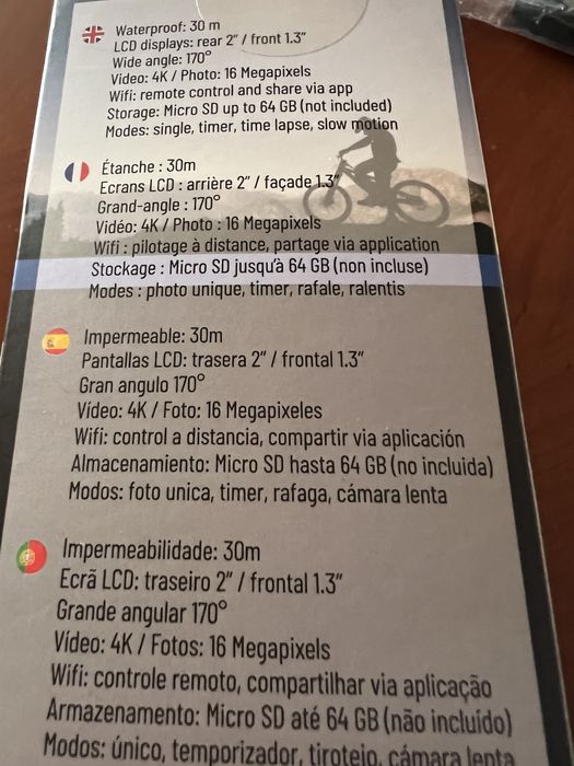 X Τrem CUHDW4K-SELFIE Action camera