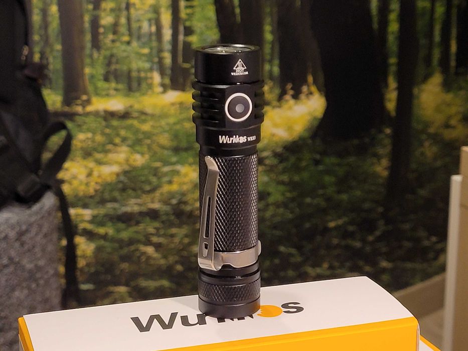 nowa latarka EDC Wurkkos WK03 SST40 1800lm max, ładowanie USB