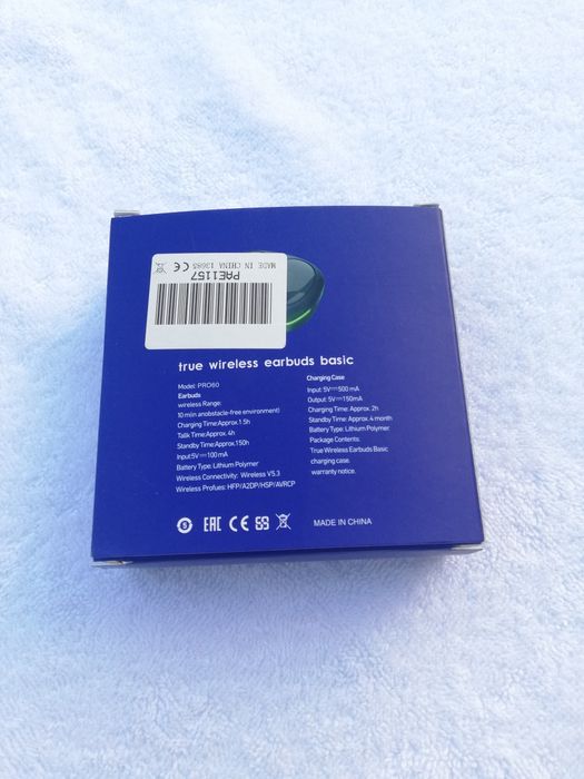 Auriculares In ear P60 pro NOVOS