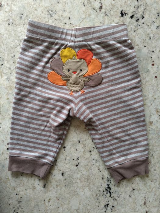 Spodenki legginsy w paski paw Little wonders 3-6 m-cy