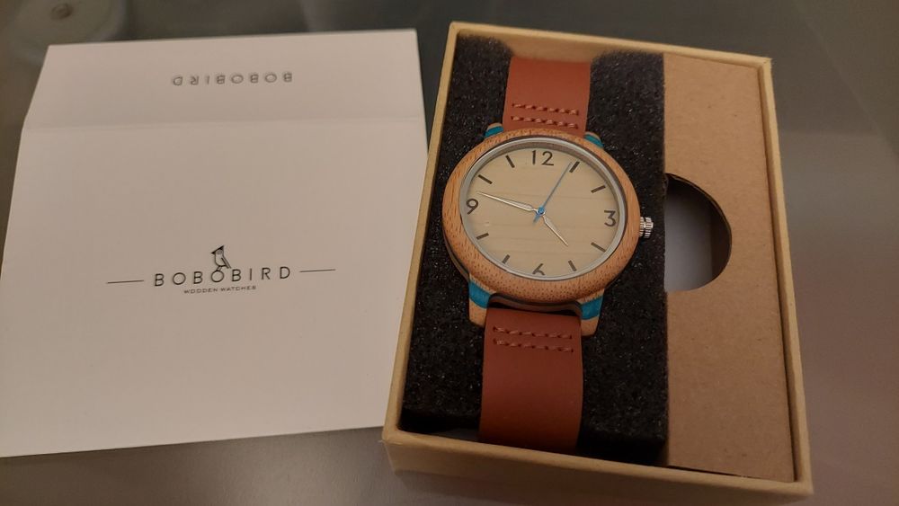 Zegarek drewniany eko
