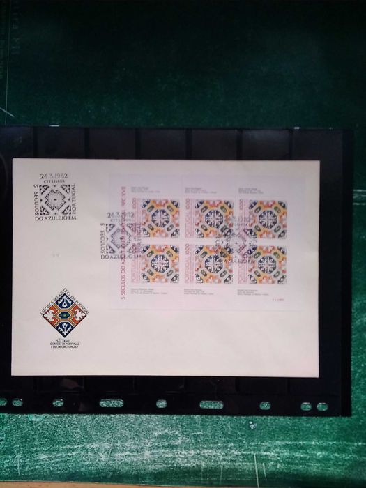 1982 FDC Do Bloco 5 Seculos Do Azulejo Em Portugal MNH **