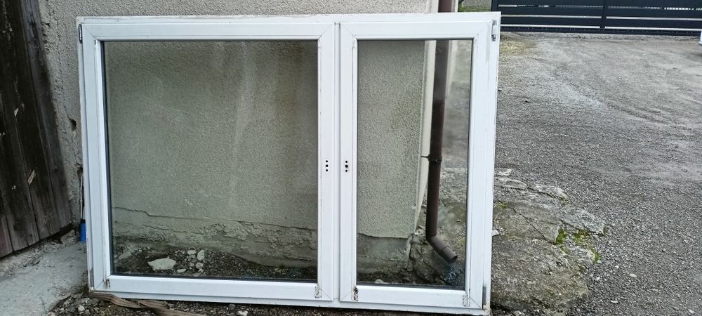 Okno zewnętrzne brazowe orzech kilka sztuk