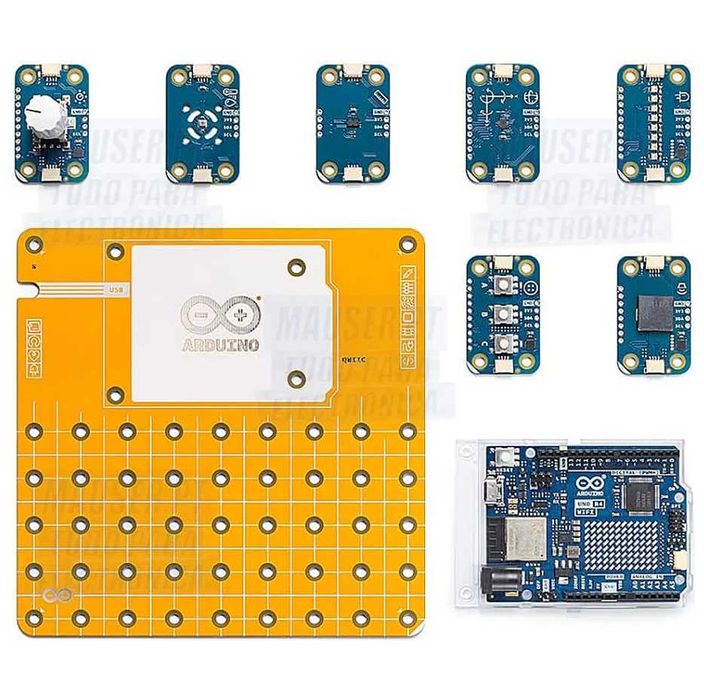 Kit Arduino Plug and Make + 7 módulos - Arduino AKX00069