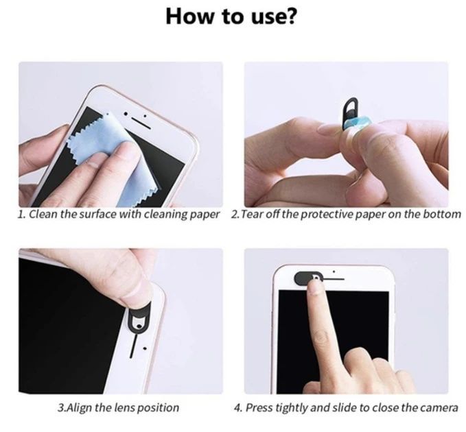 Захисна шторка кришка заглушка для веб-камери Webcam Cover Privacy