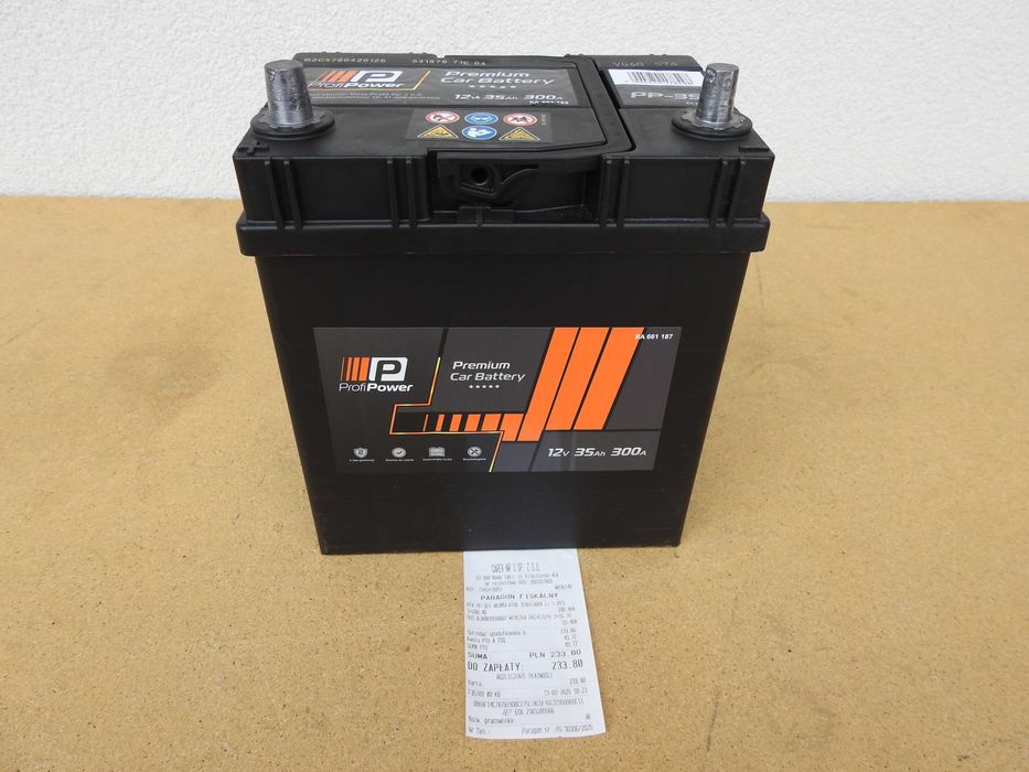 Akumulator samochodowy, nowy, producent Profi Power 12V 35Ah 300A