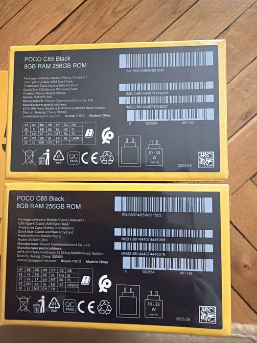 Мобільний телефон  POCO C85 8/256 Black смартфон ЧИТАТИ ОПИС!! Різні Є