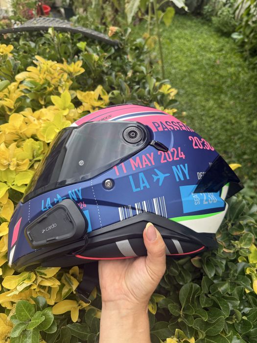 Capacete de mulher