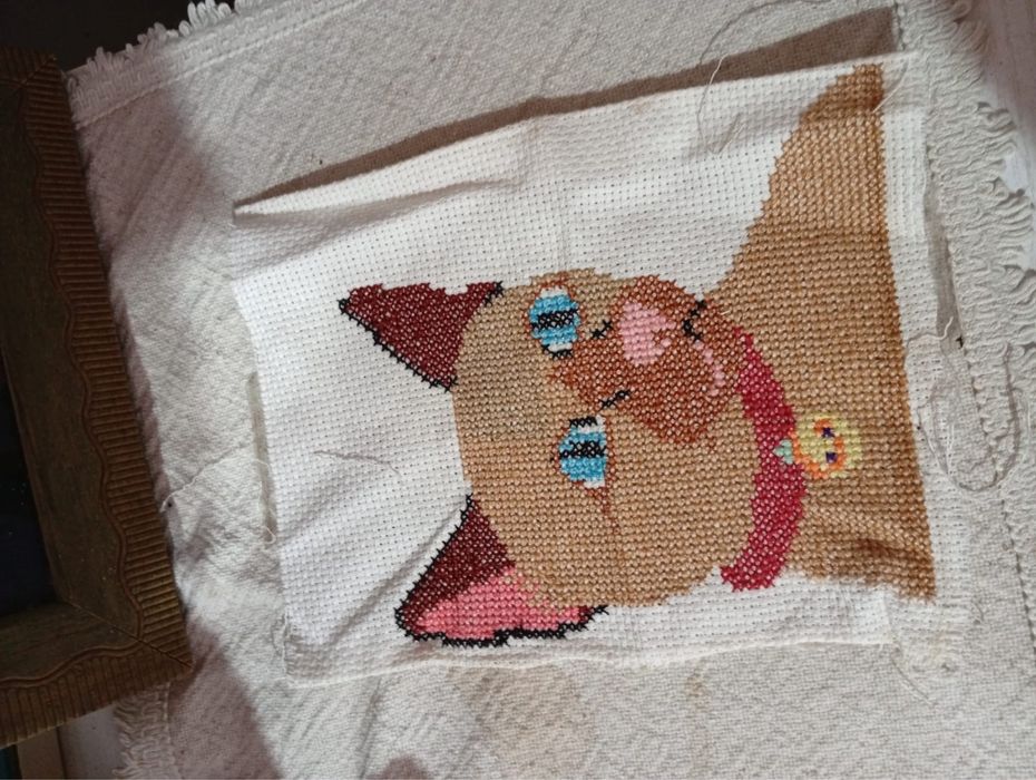 Quadros feitos  em ponto cruz64739851961730124