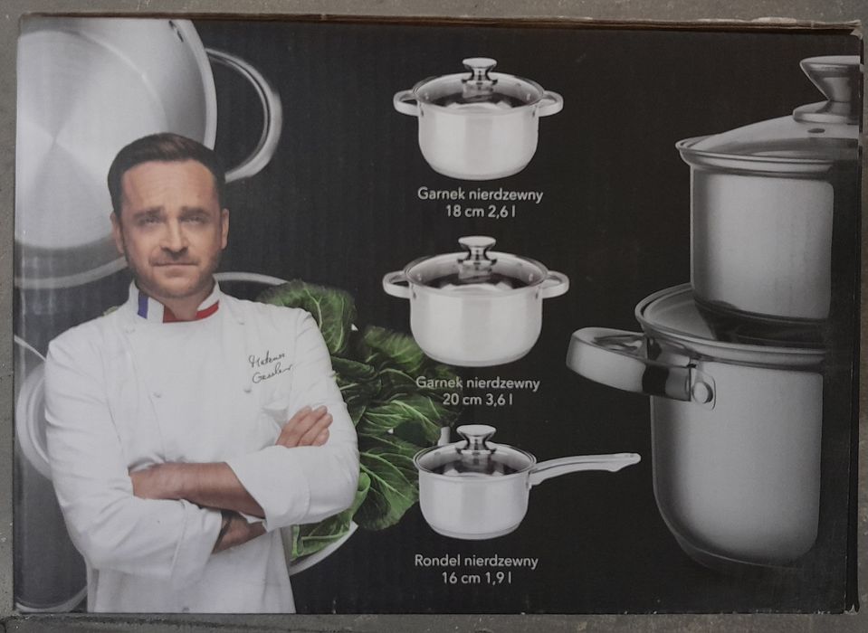 Nowy zestaw garnków Florina Cookpro 6 elementów