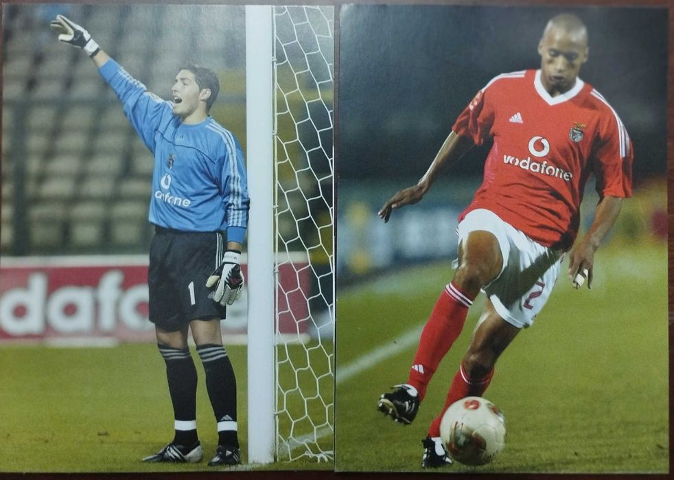 6 Postais Antigos do SL Benfica - Época 2003/2004