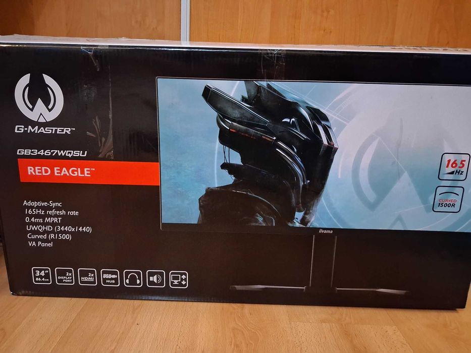 Монітор 34 iiyama G-Master Red Eagle GB3467WQSU