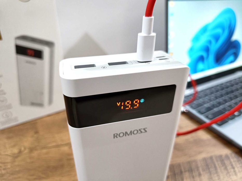powerbank 30W, 30000mAh Romoss Sense 8PS Pro Павербанк
