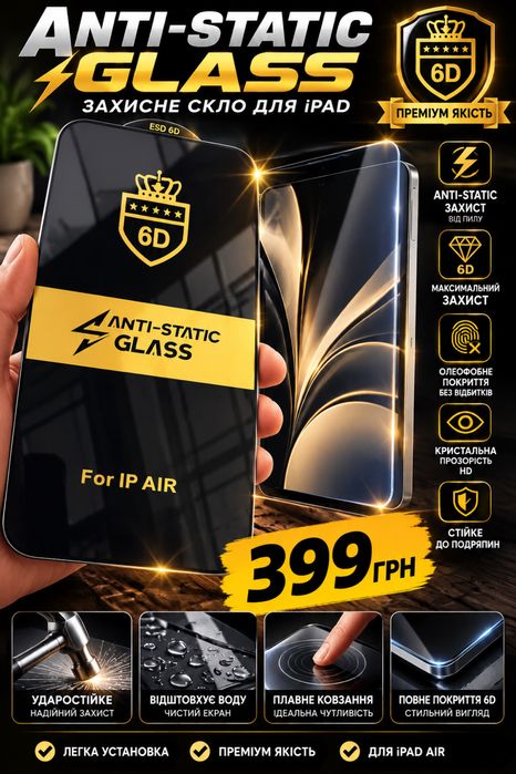 Захисне скло для iphone 15pro/15pro max/17air