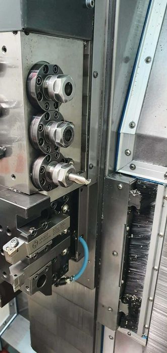 tokarka quick tech xts 42, napedzane narzedzia, popychacz detalu