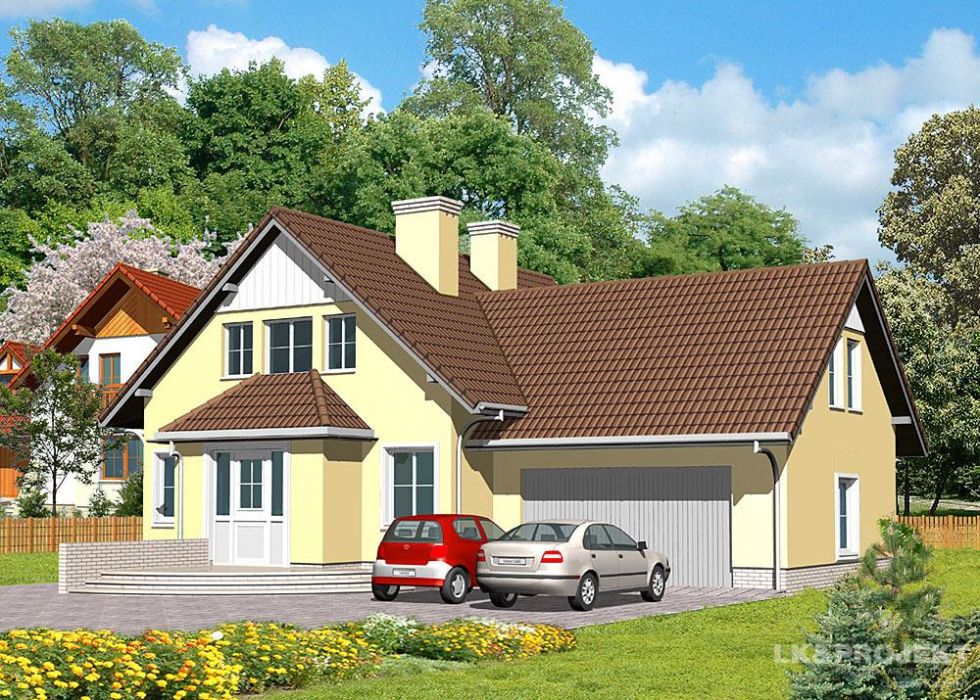 Projekt domu jednorodzinnego LK&346 - 143.28 m2