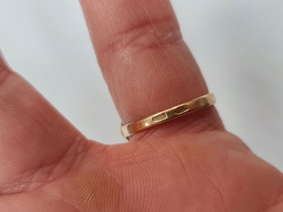 II poł. XX wieku! Złoty pierścionek/ Radzieckie 583/ 4.35 gram/ R14.5