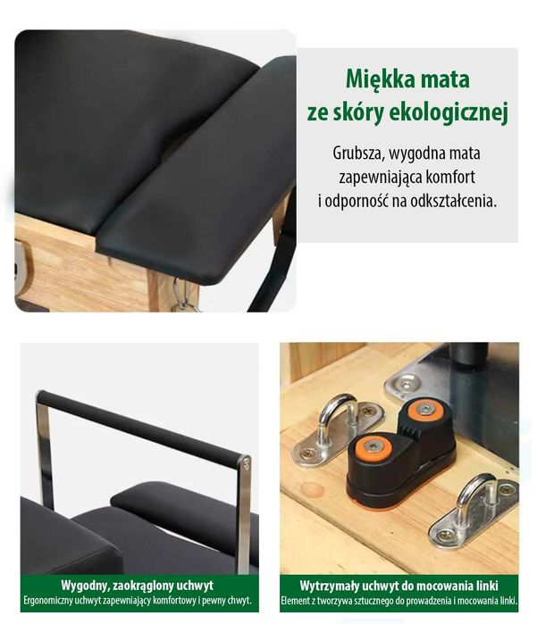 Profesjonalny Reformer Pilates 2w1 | NOWY