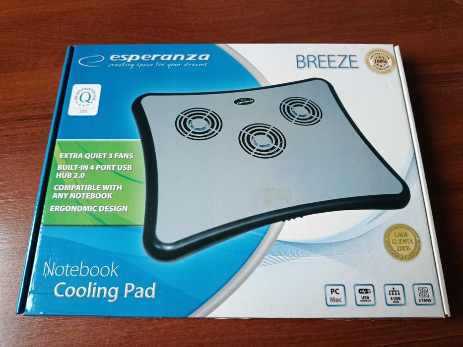 Podkładka chłodząca pod laptopa Esperanza Breeze