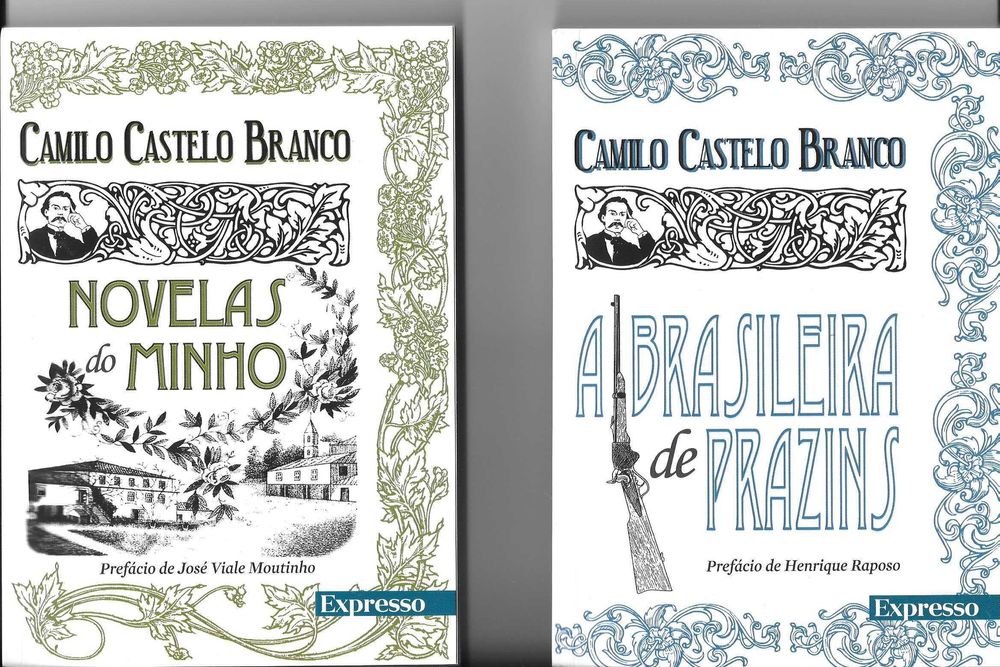 Camilo Castelo Branco 8 livros bolso com caixa arquivadora