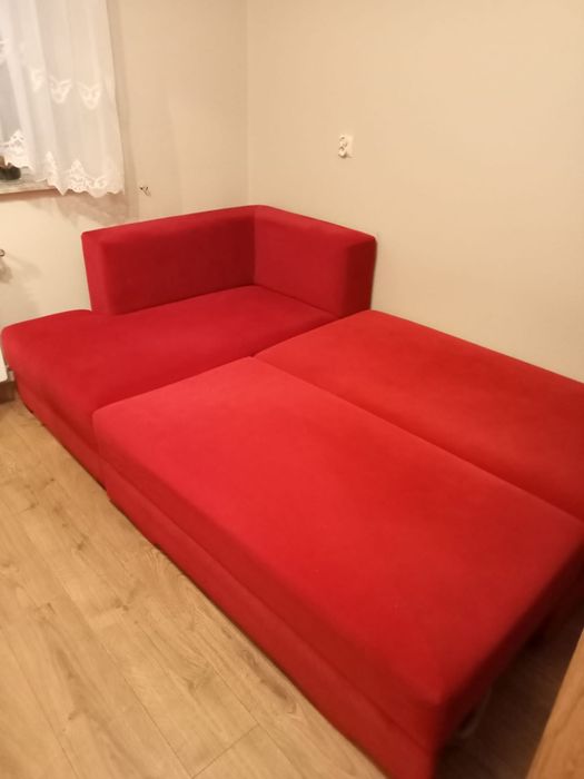 Sprzedam czerwony narożnik