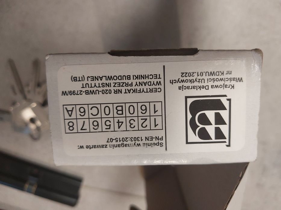 Wkładki Wilka czarne typ 1400A i 1405A o wymiarach 50/50