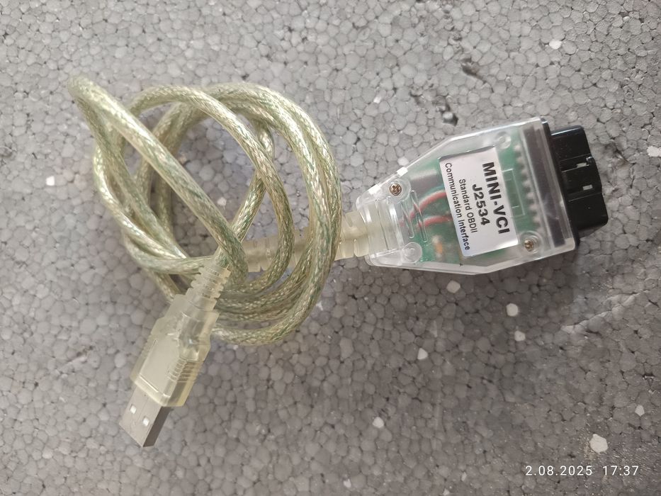 Mini-vci J2534 Interfejs diagnostyczny Toyota