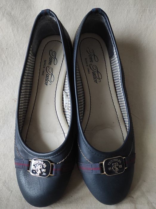 Baleriny damskie granatowe Tom Tailor nr 39