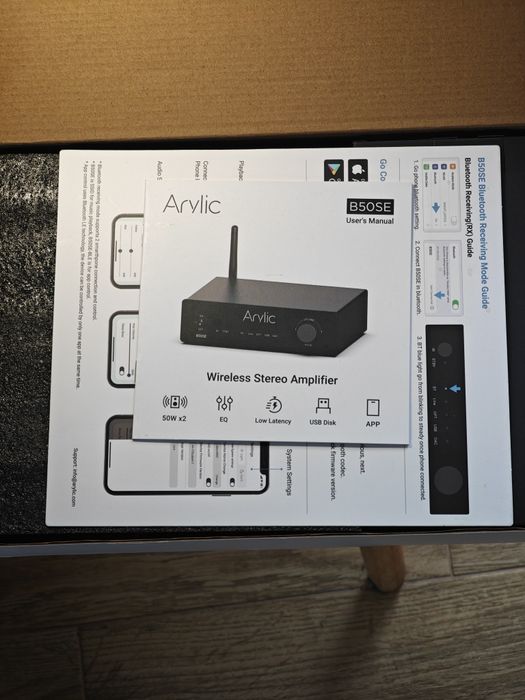 Wzmacniacz ARYLIC B50SE + Gratis! 2x50W DAC programowanie DSP i Bluetooth