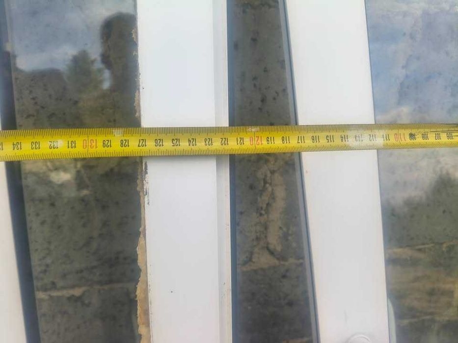 Drzwi aluminiowe dwuskrzydłowe 210x125