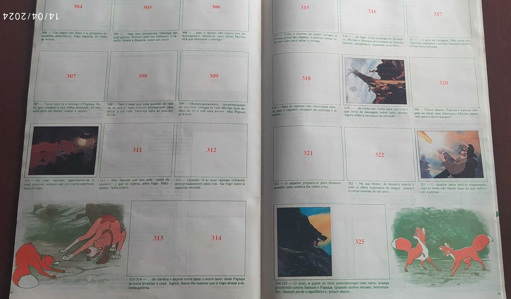 Caderneta Agência Portuguesa de Revistas / Panini "Papuça e Dentuça"