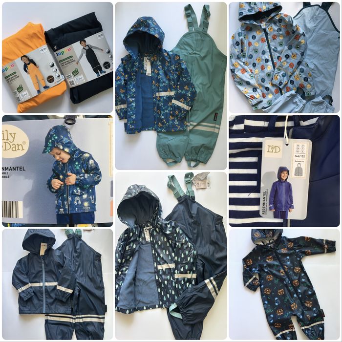 Куртка дождевик комбинезон 74/80 86/92 98/104 110/116 122/128 Lupilu/kuniboo грязепруф дощовик полукомбинезон напівкомбінезон комбінезон лупілу