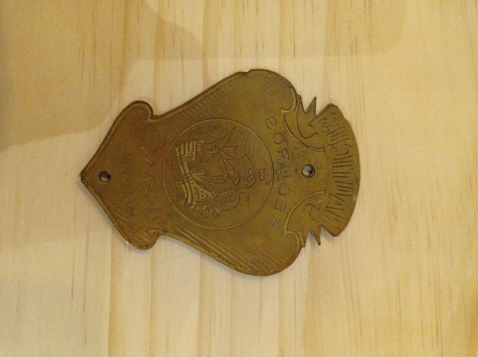 Placa de seguro Nauticus - Lourenço Marques