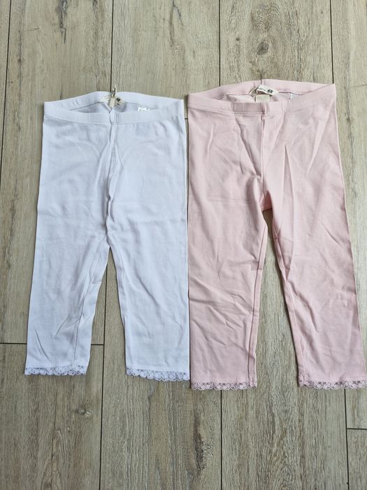 Nowe leginsy H&M 3/4 2 pary