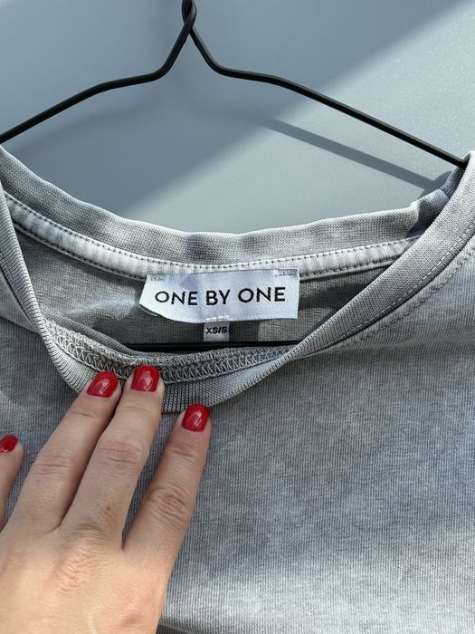 Лонг one by one сірий