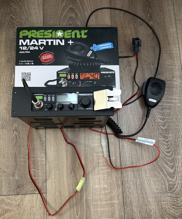 CB Radio President Martin+ ASC 12V 24V 12/24V
