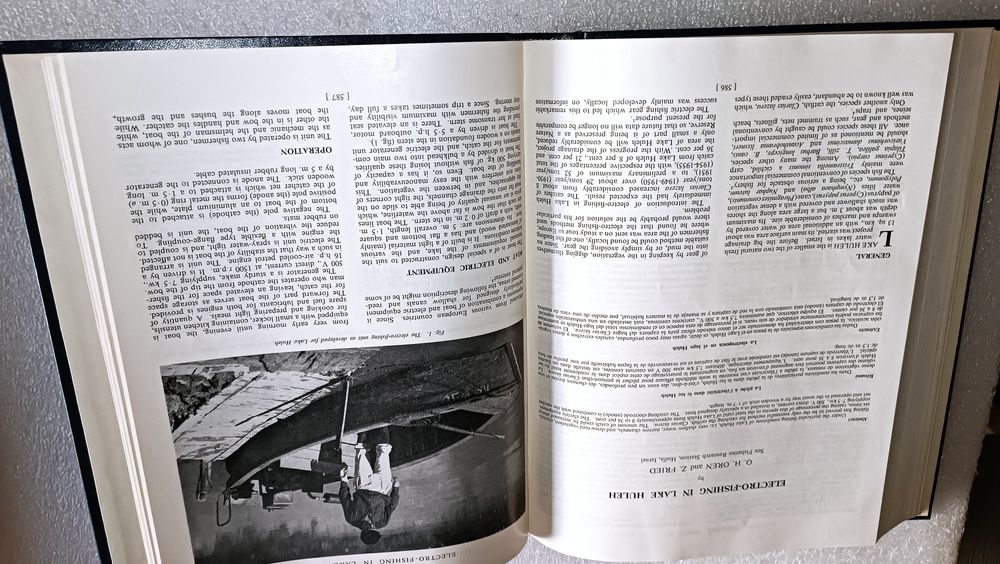 Livro antigo Modern Fishing of the World 1959