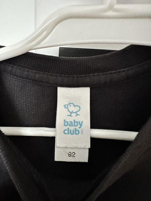 Bluza czarna baby club 92